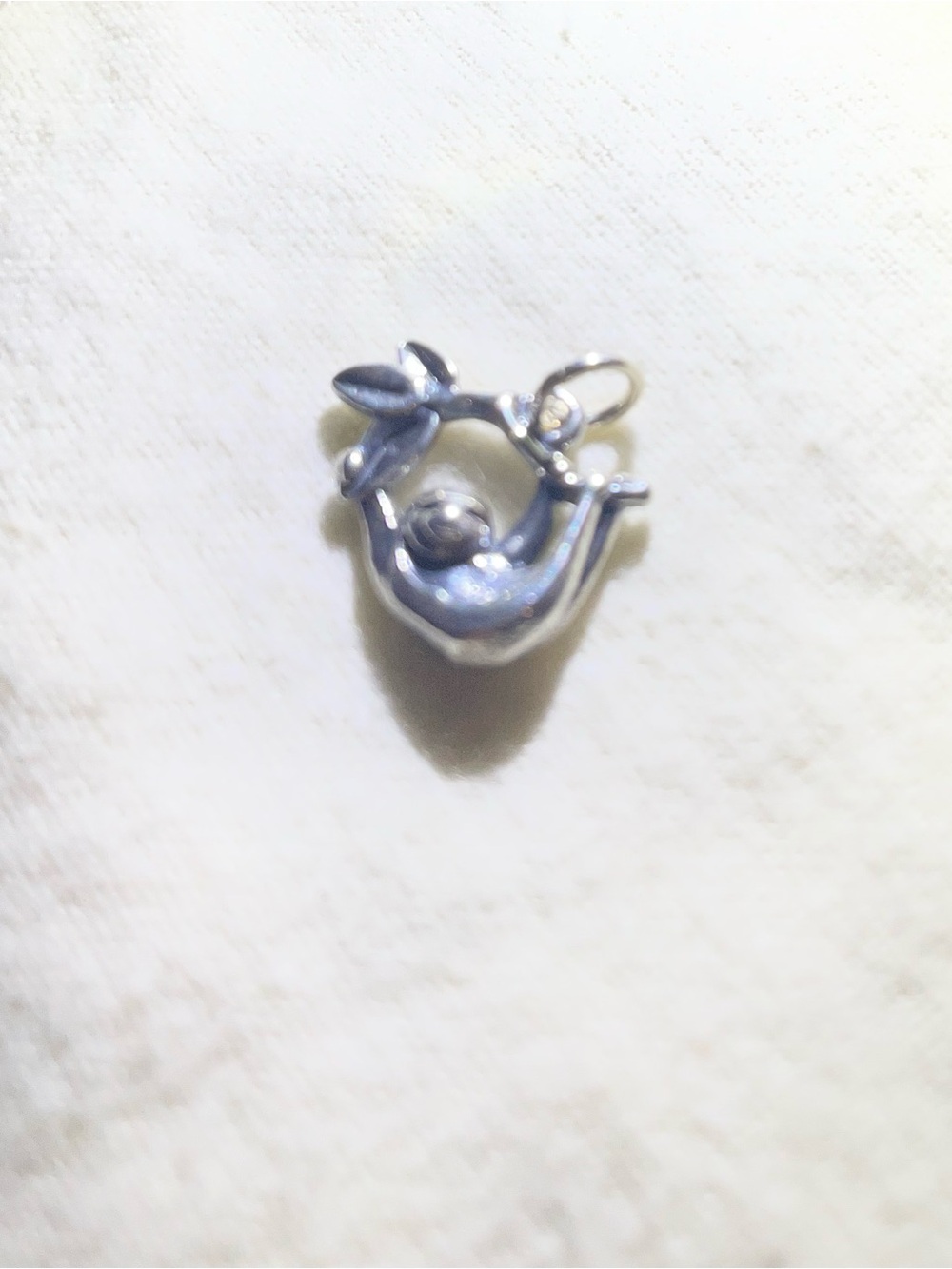 James Avery Silver Sloth retired charm - Picture 2 of 7